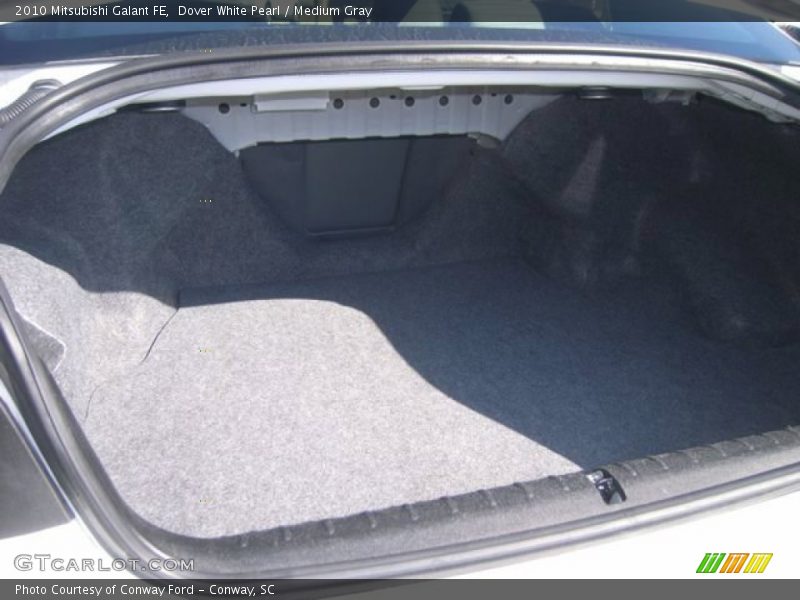 Dover White Pearl / Medium Gray 2010 Mitsubishi Galant FE