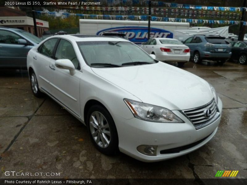 Starfire White Pearl / Parchment 2010 Lexus ES 350