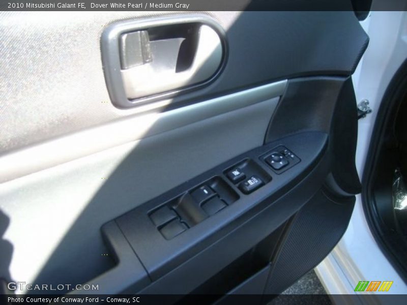 Dover White Pearl / Medium Gray 2010 Mitsubishi Galant FE