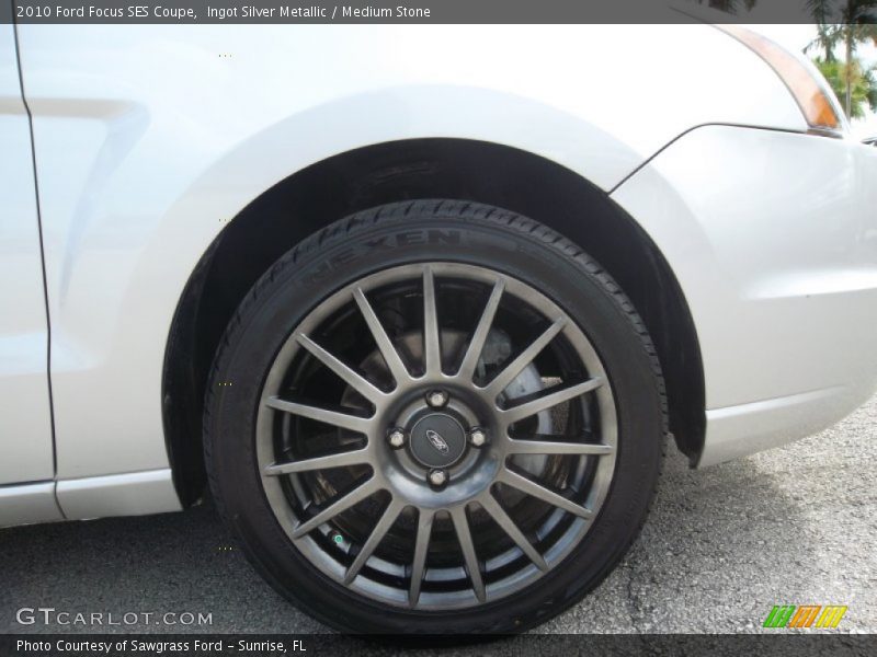 Ingot Silver Metallic / Medium Stone 2010 Ford Focus SES Coupe