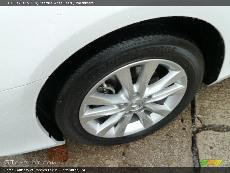 Starfire White Pearl / Parchment 2010 Lexus ES 350