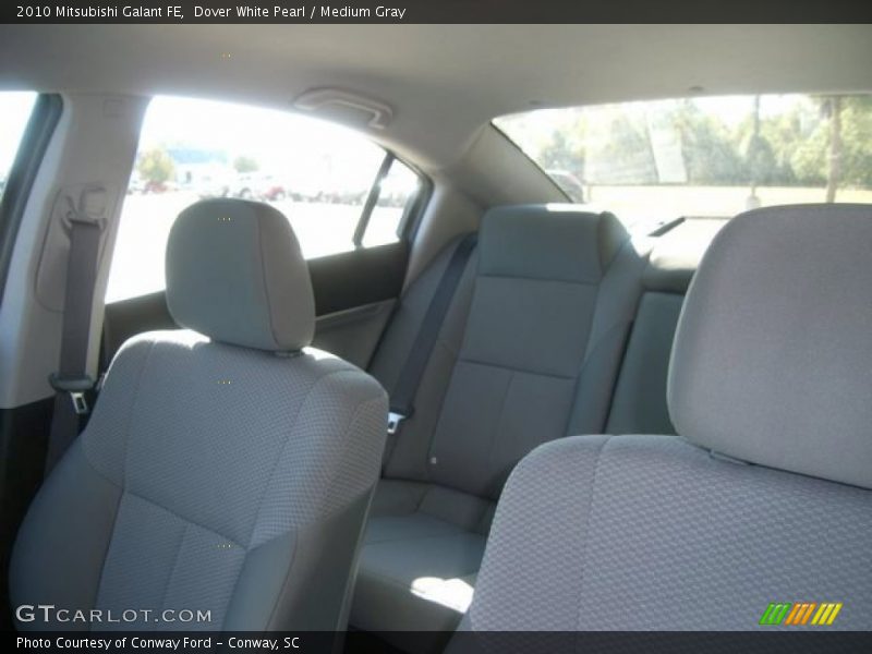 Dover White Pearl / Medium Gray 2010 Mitsubishi Galant FE