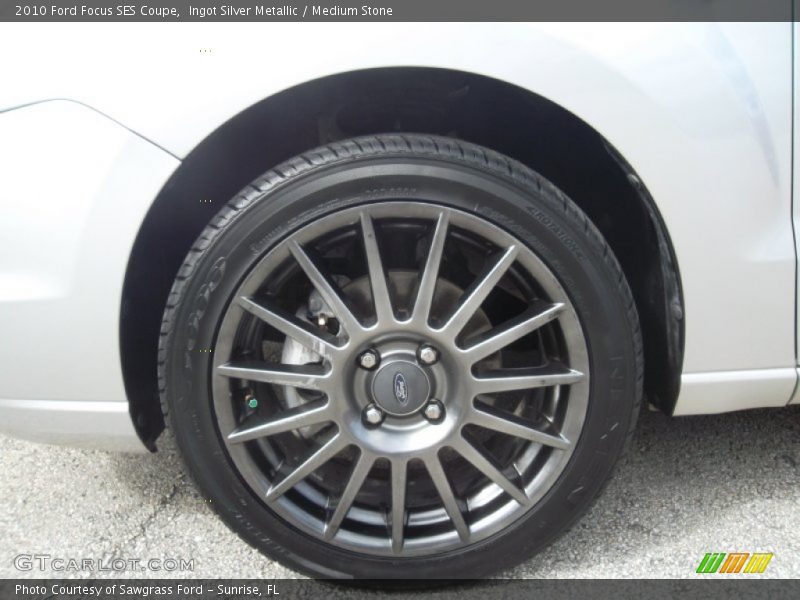 Ingot Silver Metallic / Medium Stone 2010 Ford Focus SES Coupe
