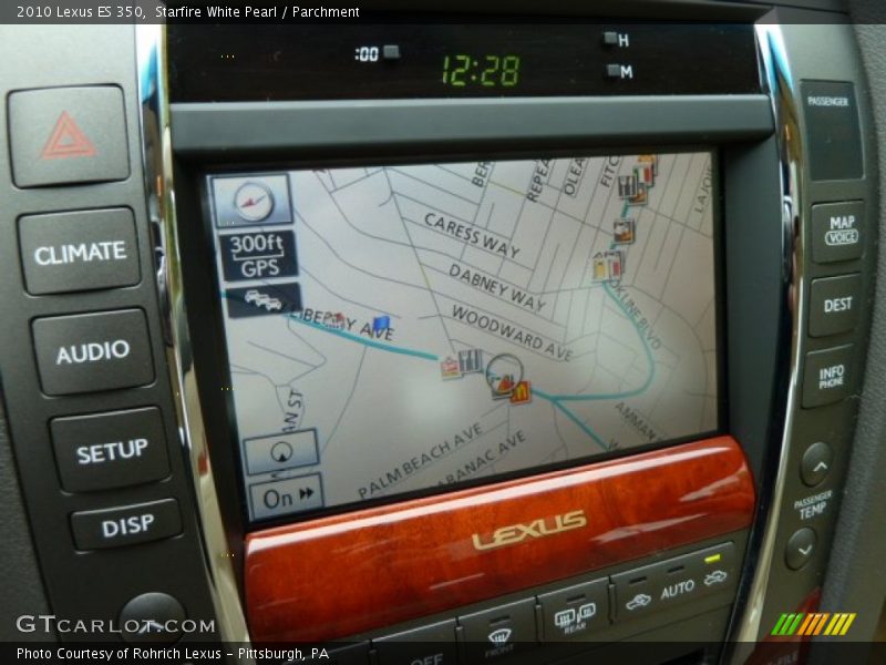 Starfire White Pearl / Parchment 2010 Lexus ES 350