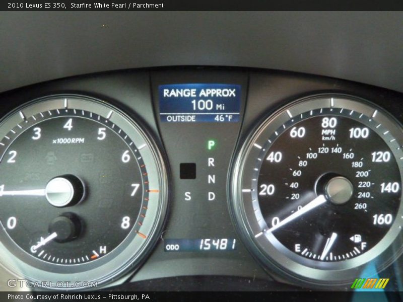 Starfire White Pearl / Parchment 2010 Lexus ES 350