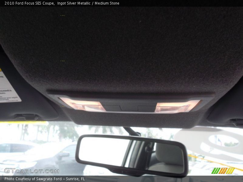 Ingot Silver Metallic / Medium Stone 2010 Ford Focus SES Coupe