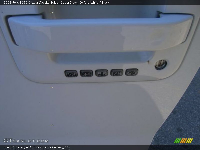 Oxford White / Black 2008 Ford F150 Cragar Special Edition SuperCrew