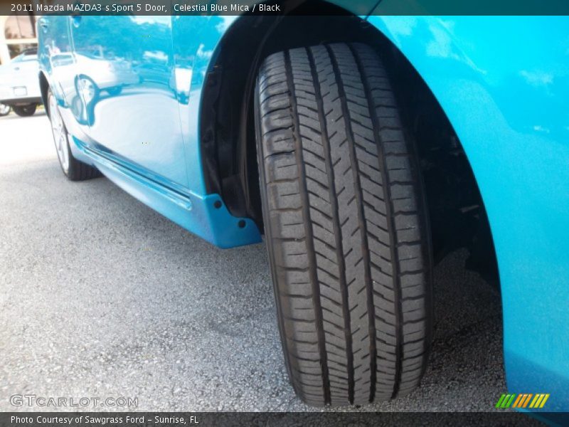 Celestial Blue Mica / Black 2011 Mazda MAZDA3 s Sport 5 Door