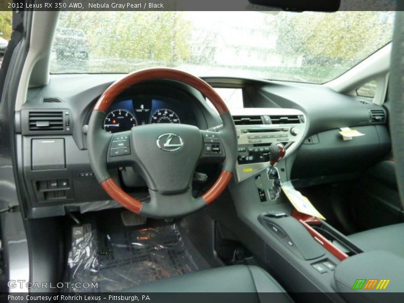 Dashboard of 2012 RX 350 AWD