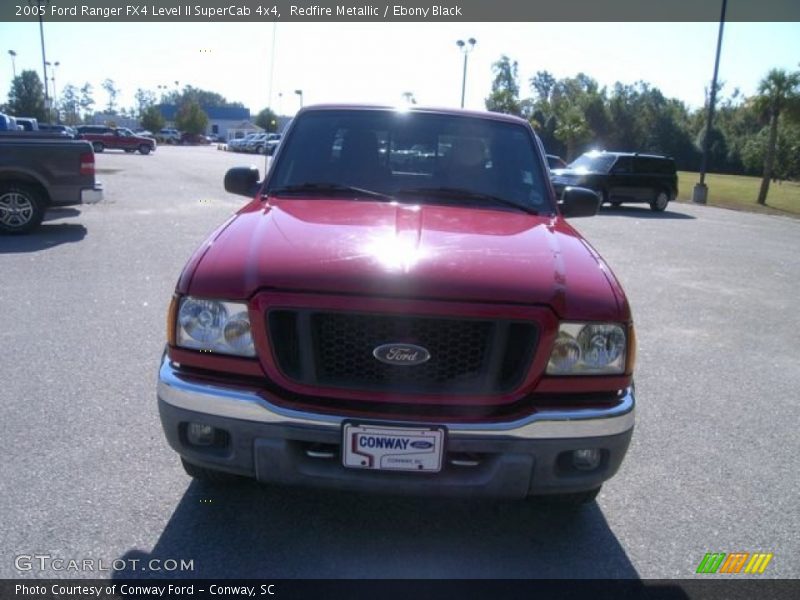Redfire Metallic / Ebony Black 2005 Ford Ranger FX4 Level II SuperCab 4x4