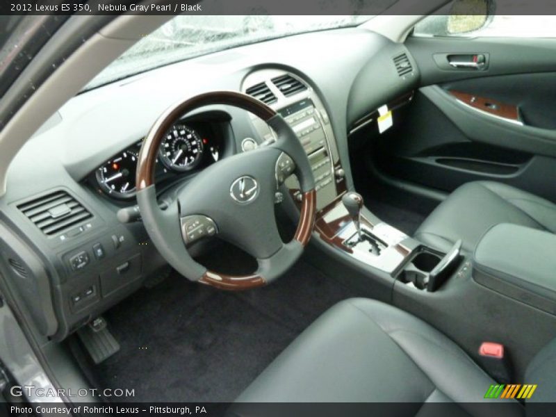 Black Interior - 2012 ES 350 