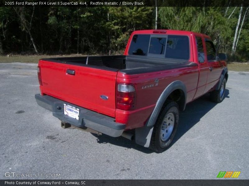 Redfire Metallic / Ebony Black 2005 Ford Ranger FX4 Level II SuperCab 4x4