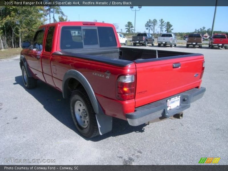 Redfire Metallic / Ebony Black 2005 Ford Ranger FX4 Level II SuperCab 4x4