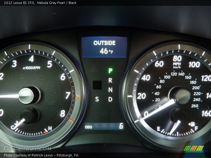  2012 ES 350 350 Gauges