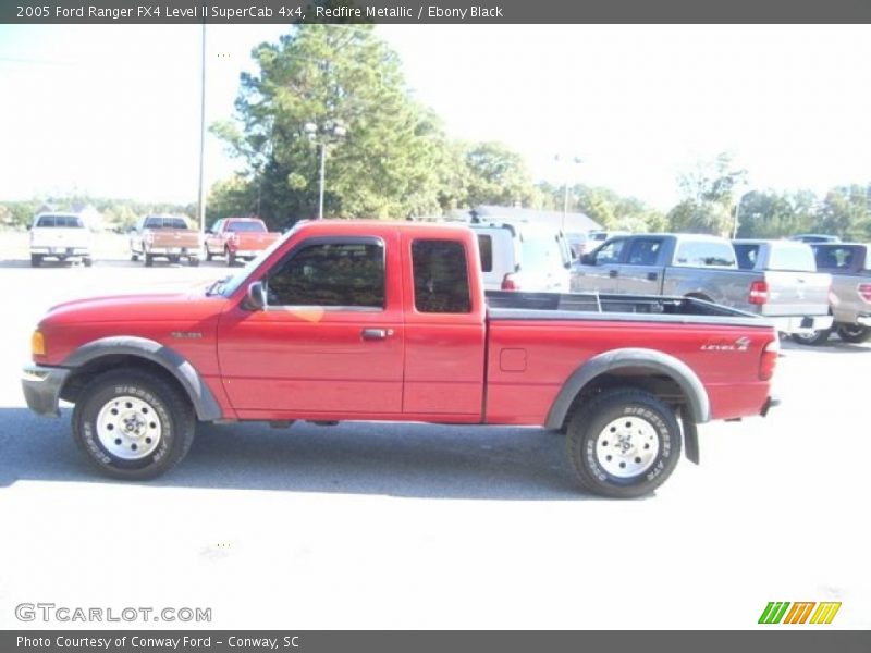 Redfire Metallic / Ebony Black 2005 Ford Ranger FX4 Level II SuperCab 4x4