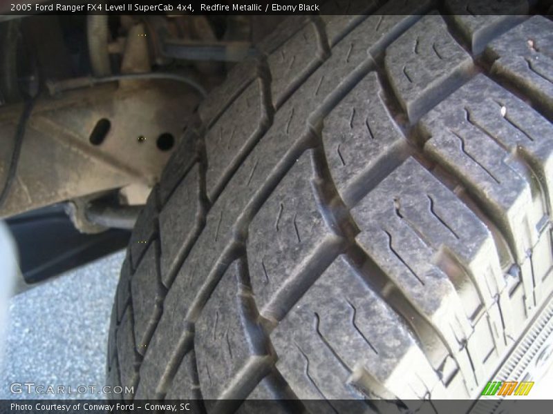 Redfire Metallic / Ebony Black 2005 Ford Ranger FX4 Level II SuperCab 4x4