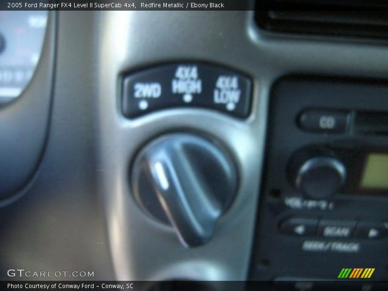Redfire Metallic / Ebony Black 2005 Ford Ranger FX4 Level II SuperCab 4x4