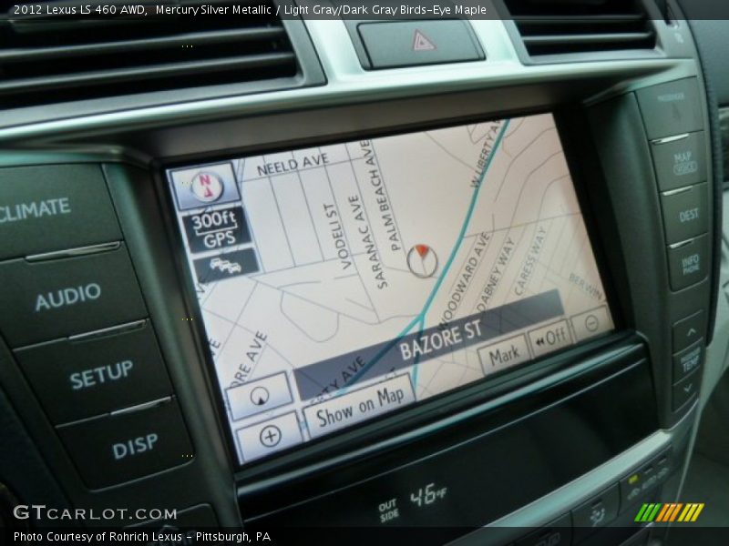 Navigation of 2012 LS 460 AWD