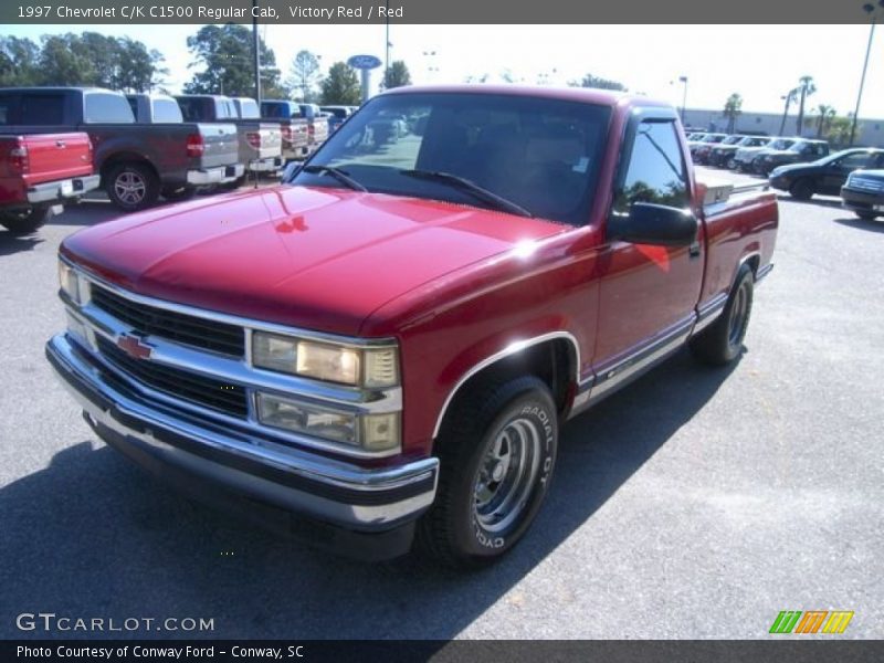 Victory Red / Red 1997 Chevrolet C/K C1500 Regular Cab