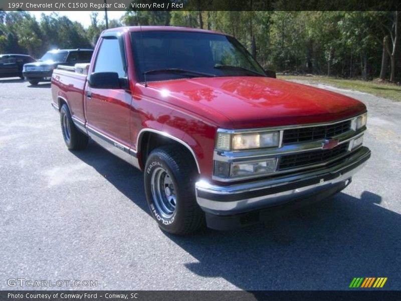 Victory Red / Red 1997 Chevrolet C/K C1500 Regular Cab