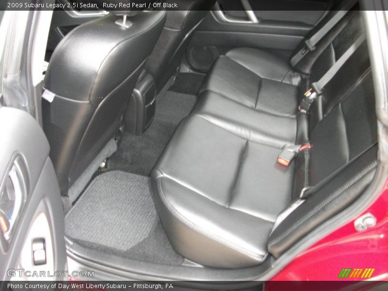 Ruby Red Pearl / Off Black 2009 Subaru Legacy 2.5i Sedan