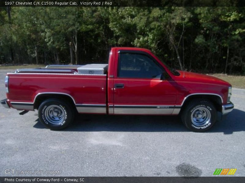 Victory Red / Red 1997 Chevrolet C/K C1500 Regular Cab
