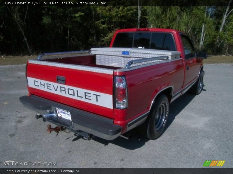 Victory Red / Red 1997 Chevrolet C/K C1500 Regular Cab