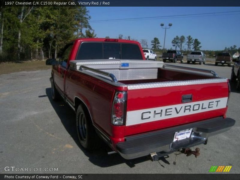 Victory Red / Red 1997 Chevrolet C/K C1500 Regular Cab