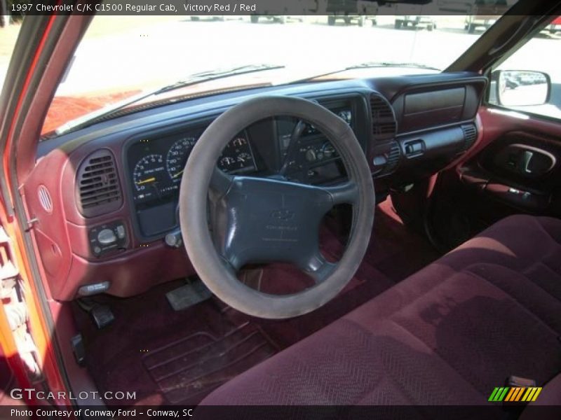 Victory Red / Red 1997 Chevrolet C/K C1500 Regular Cab