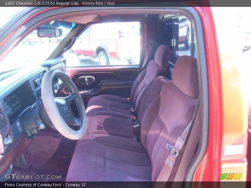 Victory Red / Red 1997 Chevrolet C/K C1500 Regular Cab