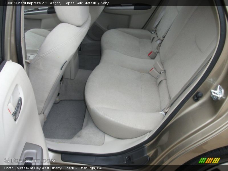 Topaz Gold Metallic / Ivory 2008 Subaru Impreza 2.5i Wagon