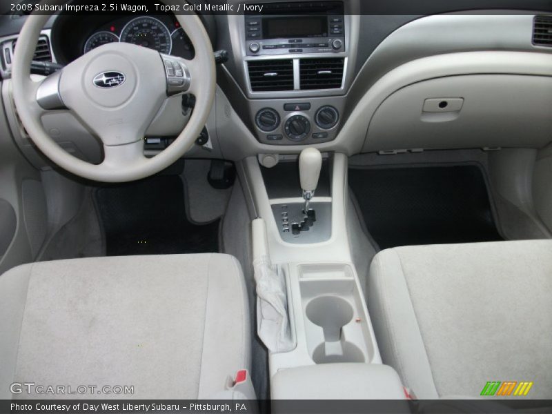 Topaz Gold Metallic / Ivory 2008 Subaru Impreza 2.5i Wagon