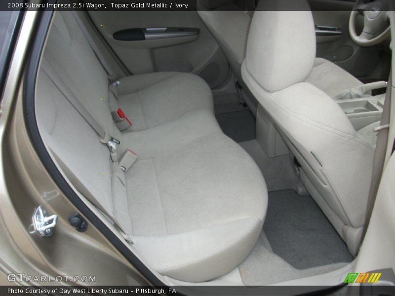 Topaz Gold Metallic / Ivory 2008 Subaru Impreza 2.5i Wagon