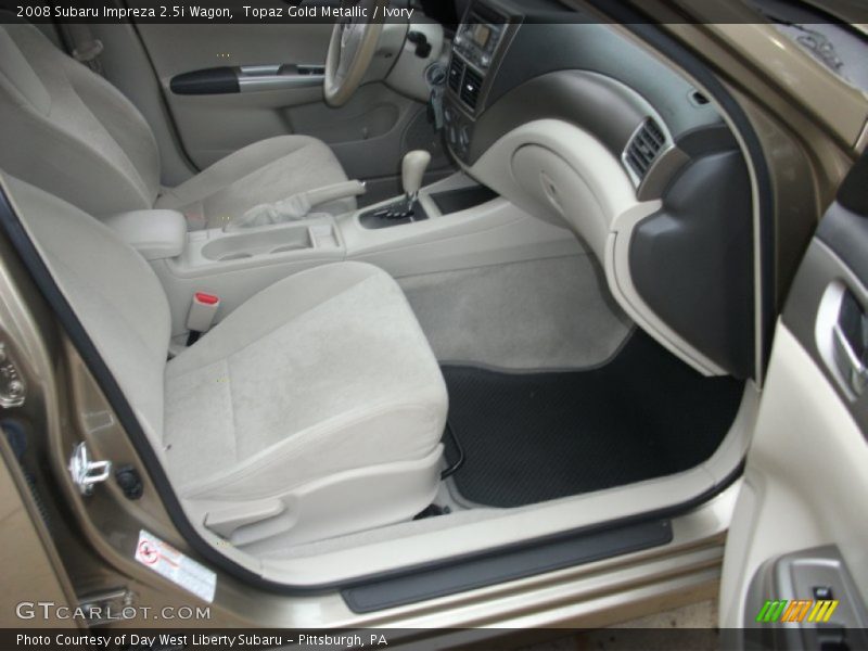 Topaz Gold Metallic / Ivory 2008 Subaru Impreza 2.5i Wagon