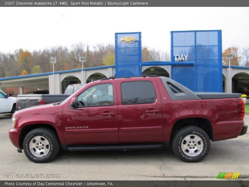 Sport Red Metallic / Ebony/Light Cashmere 2007 Chevrolet Avalanche LT 4WD