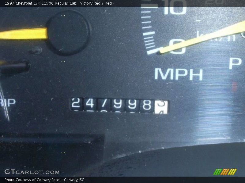 Victory Red / Red 1997 Chevrolet C/K C1500 Regular Cab