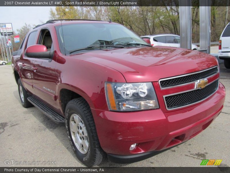 Sport Red Metallic / Ebony/Light Cashmere 2007 Chevrolet Avalanche LT 4WD