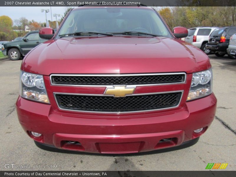 Sport Red Metallic / Ebony/Light Cashmere 2007 Chevrolet Avalanche LT 4WD