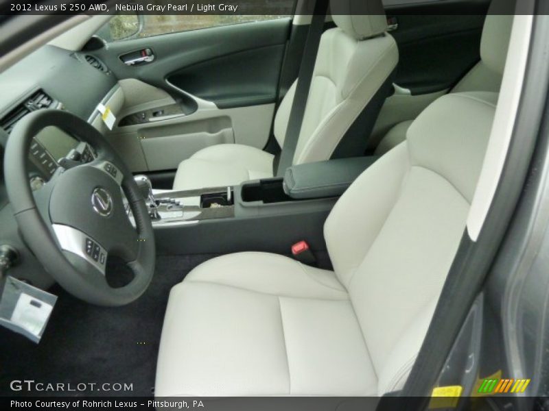  2012 IS 250 AWD Light Gray Interior