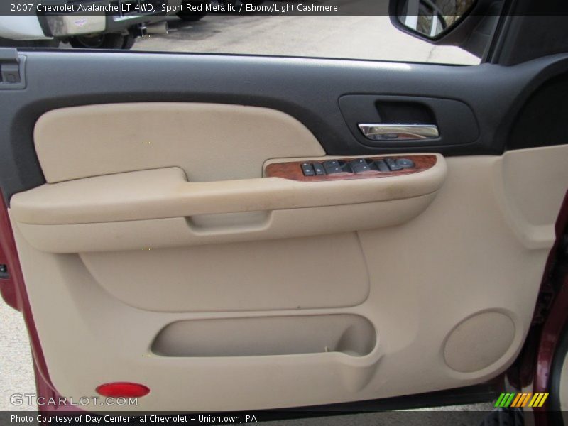 Sport Red Metallic / Ebony/Light Cashmere 2007 Chevrolet Avalanche LT 4WD