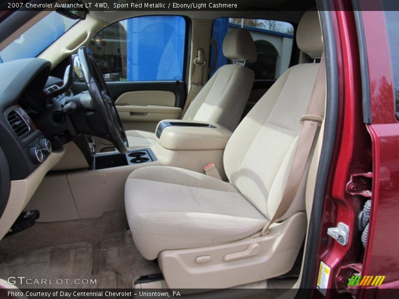 Sport Red Metallic / Ebony/Light Cashmere 2007 Chevrolet Avalanche LT 4WD
