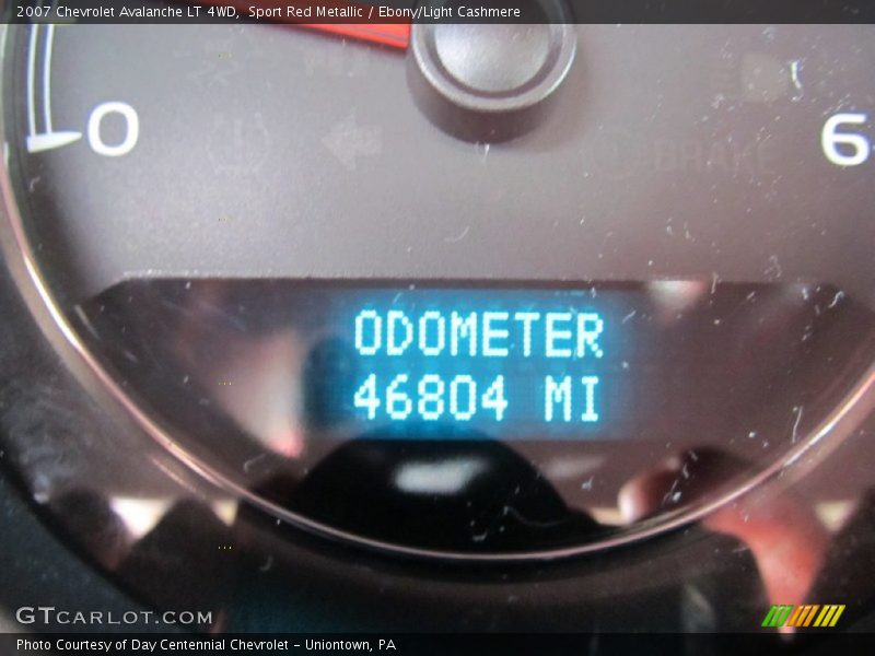 Sport Red Metallic / Ebony/Light Cashmere 2007 Chevrolet Avalanche LT 4WD