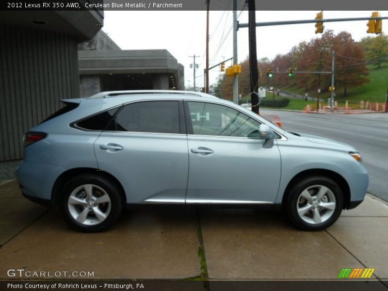  2012 RX 350 AWD Cerulean Blue Metallic