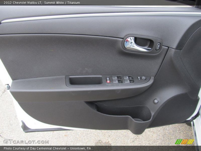 Summit White / Titanium 2012 Chevrolet Malibu LT