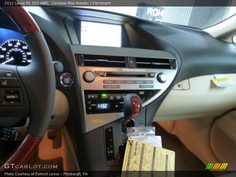 Cerulean Blue Metallic / Parchment 2012 Lexus RX 350 AWD