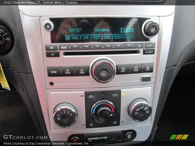 Summit White / Titanium 2012 Chevrolet Malibu LT