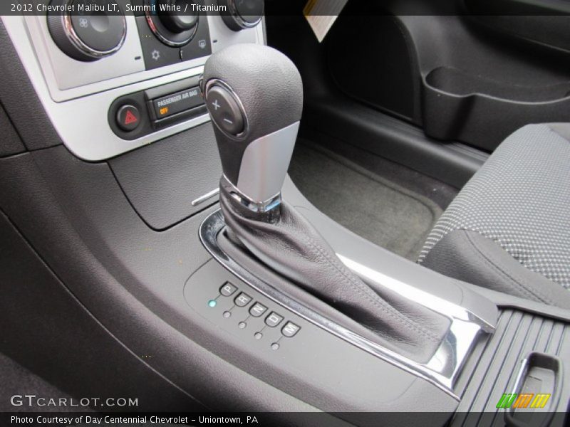 Summit White / Titanium 2012 Chevrolet Malibu LT