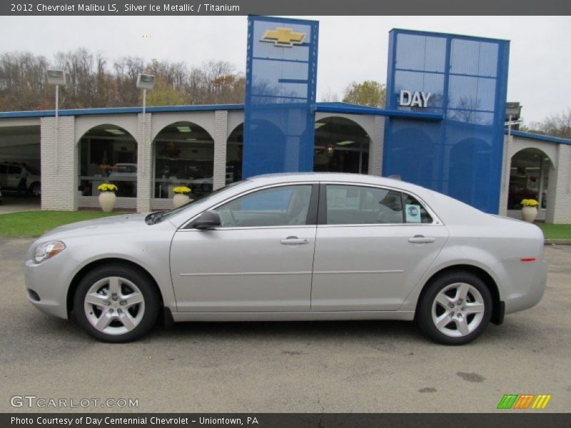 Silver Ice Metallic / Titanium 2012 Chevrolet Malibu LS