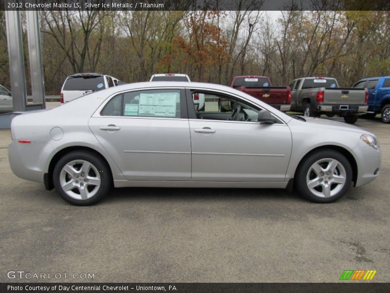 Silver Ice Metallic / Titanium 2012 Chevrolet Malibu LS