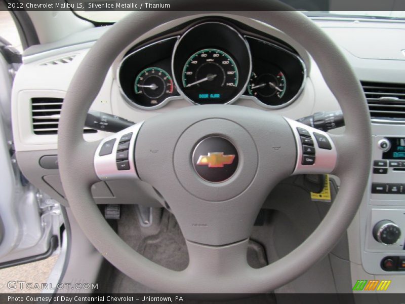 Silver Ice Metallic / Titanium 2012 Chevrolet Malibu LS